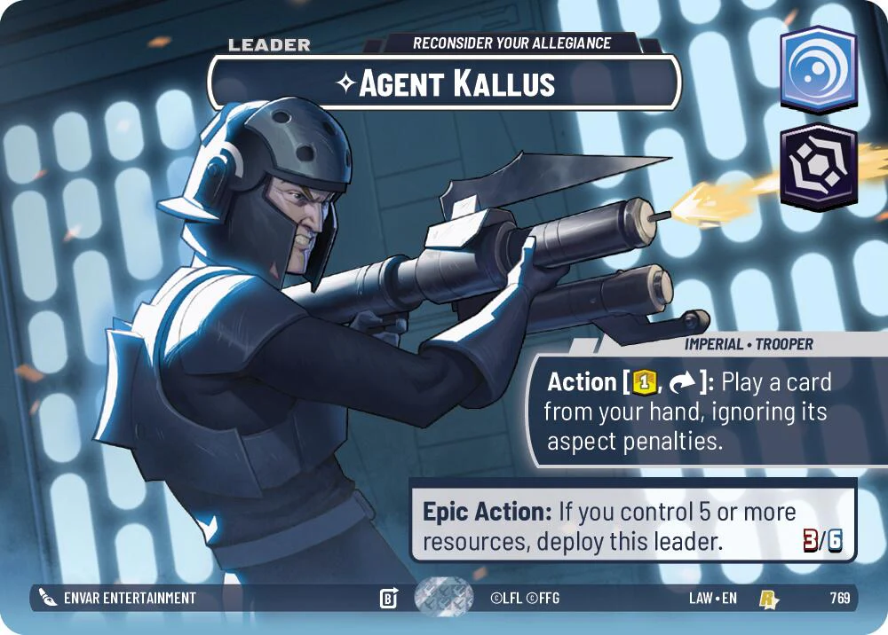 Agent Kallus - Reconsider Your Allegiance (Showcase) (769) (769) [A Lawless Time]