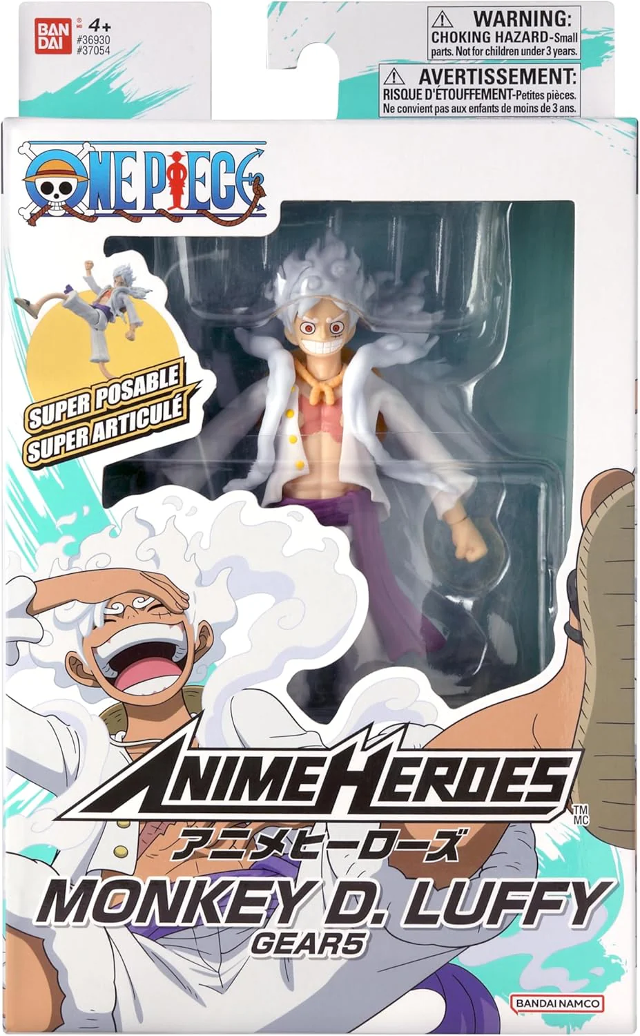AnimeHeroes: One Piece - Monkey D. Luffy Gear 5 Figure