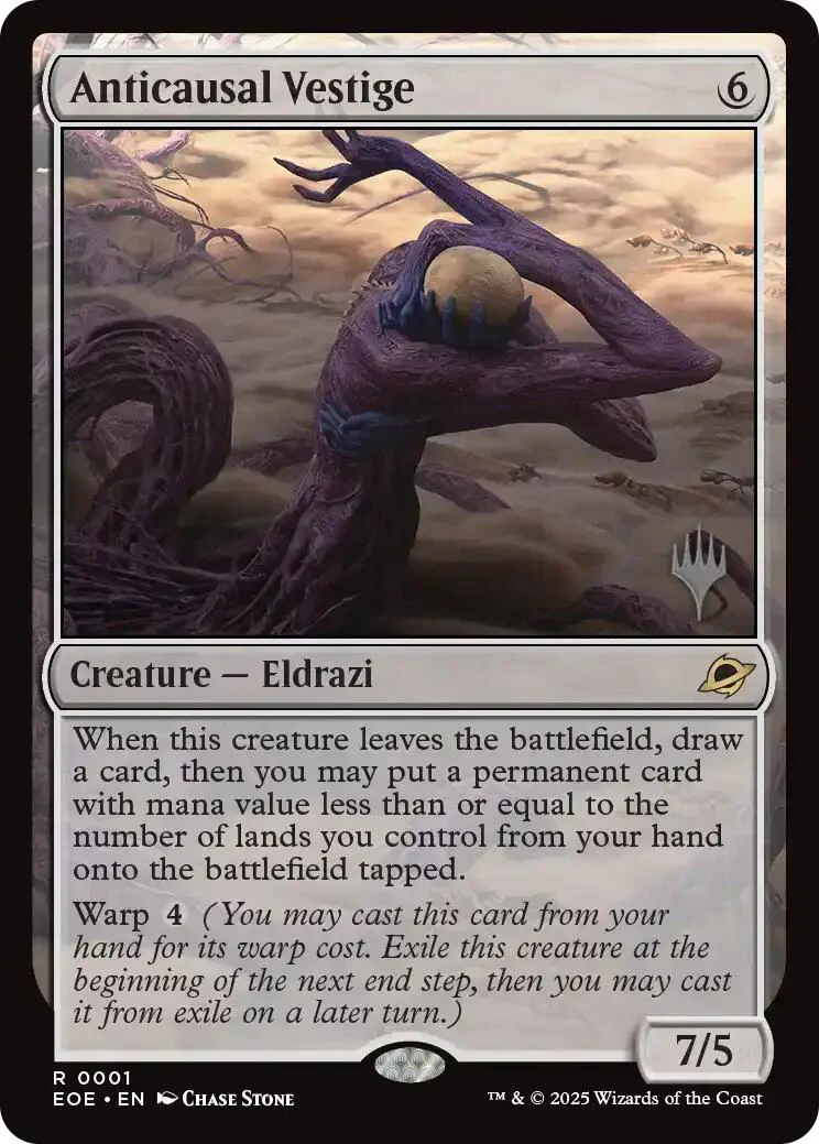Anticausal Vestige (Promo Pack) [Edge of Eternities Promo Pack]