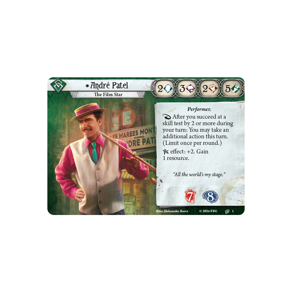 Arkham Horror: The Card Game - André Patel Investigator Deck - Image 2