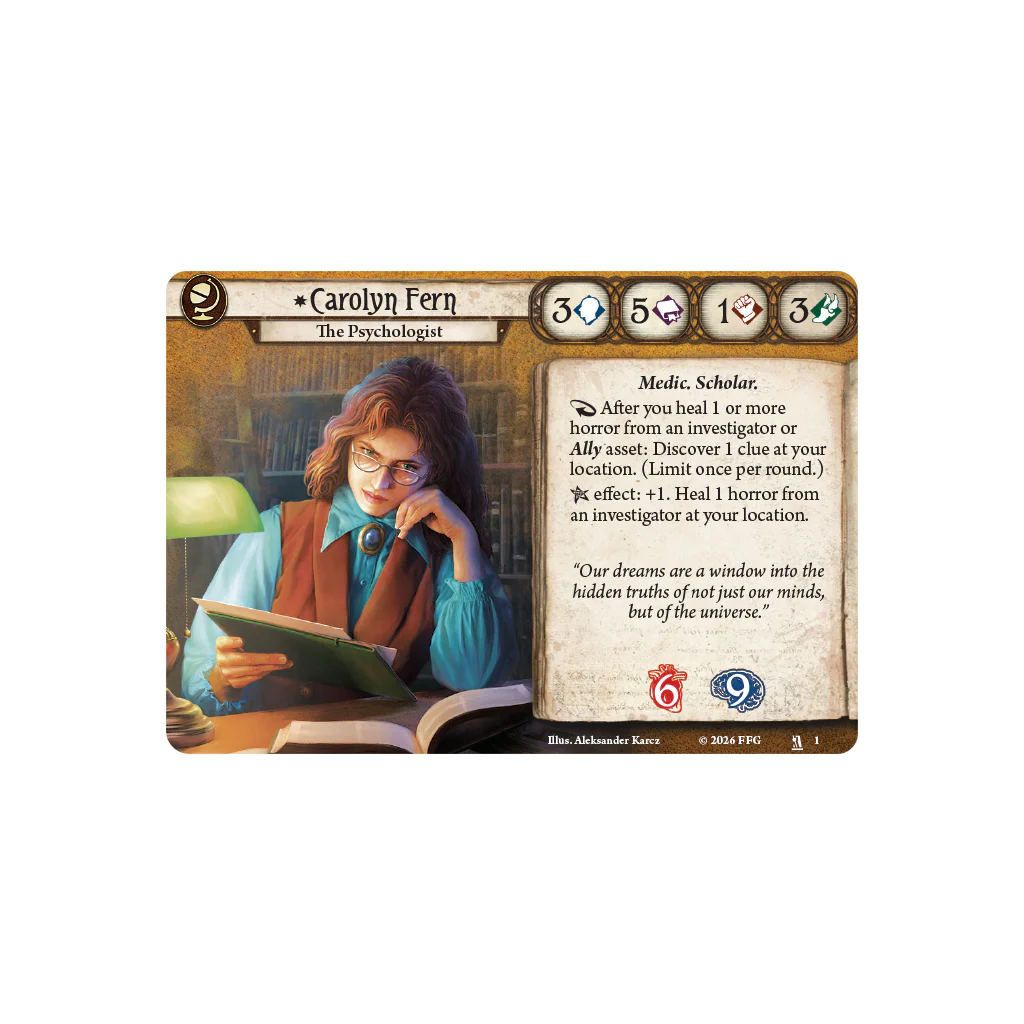 Arkham Horror: The Card Game - Carolyn Fern Investigator Deck - Image 2