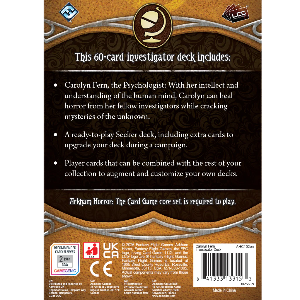 Arkham Horror: The Card Game - Carolyn Fern Investigator Deck - Image 3