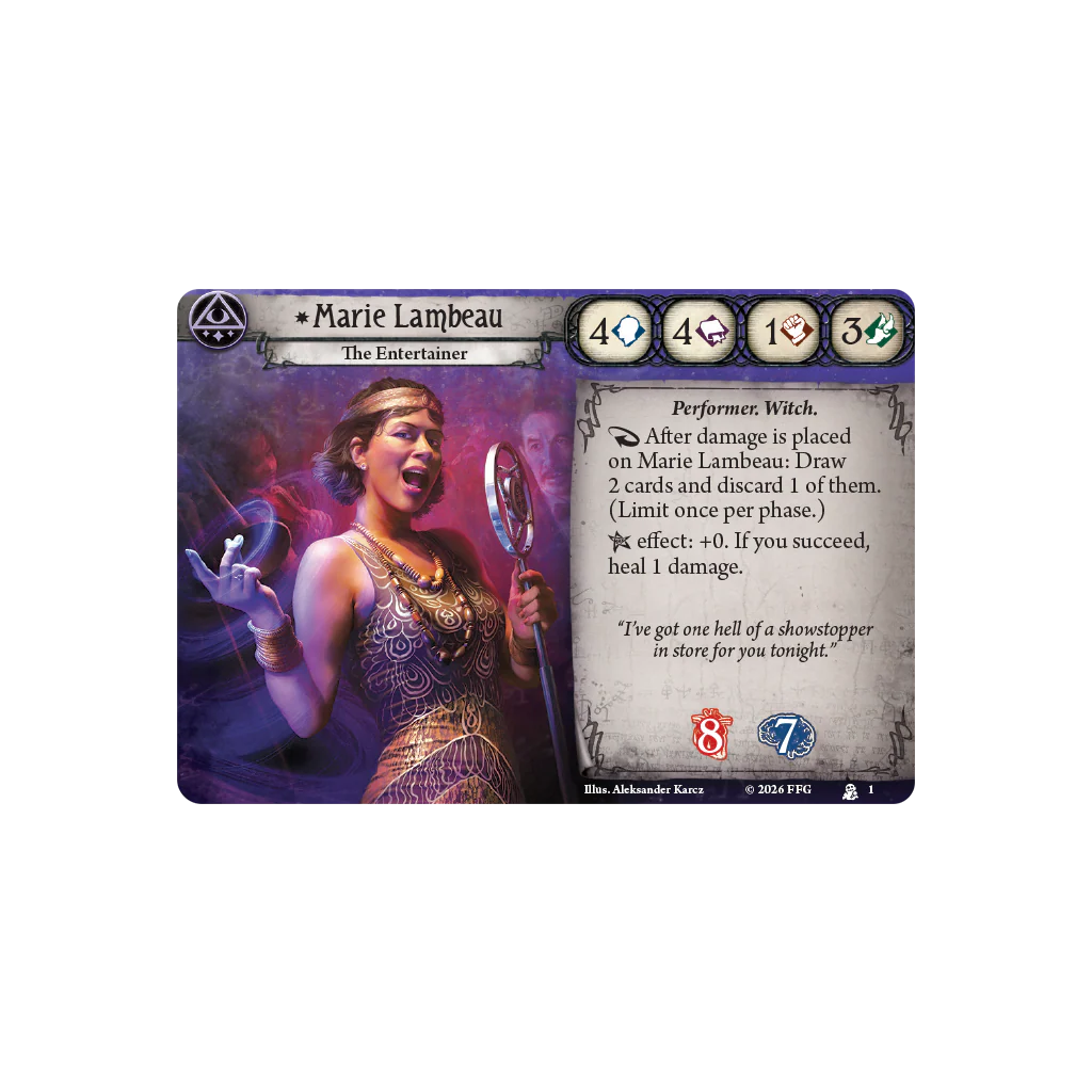 Arkham Horror: The Card Game - Marie Lambeau Investigator Deck - Image 2