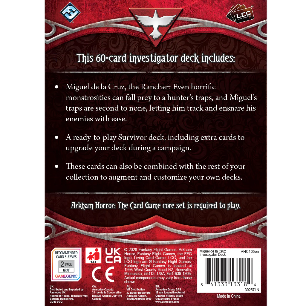 Arkham Horror: The Card Game - Miguel de la Cruz Investigator Deck - Image 3