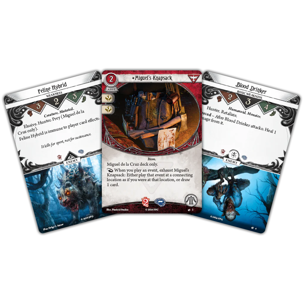 Arkham Horror: The Card Game - Miguel de la Cruz Investigator Deck - Image 4