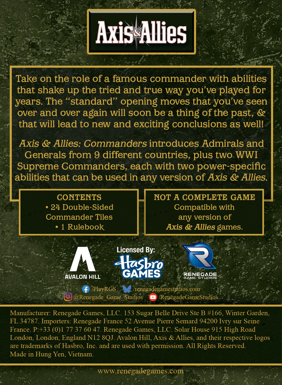 Axis & Allies: Commanders - Image 2