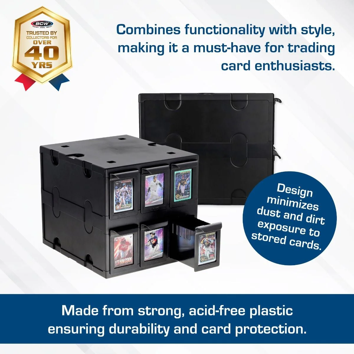 BCW: Card Catalog - 6 Drawers (Black) - Image 5