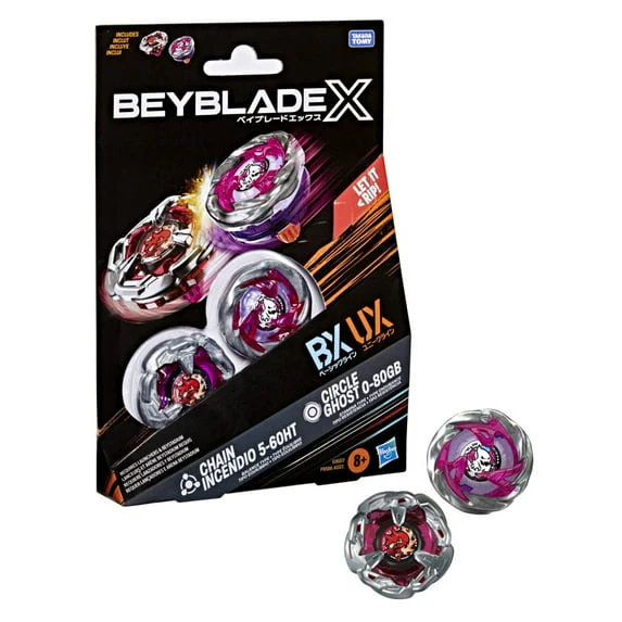 Beyblade X: Chain Incendio 5-60HT & Circle Ghost 0-80GB