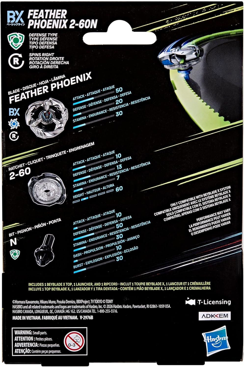 Beyblade X: Feather Phoenix 2-60 N - Image 2
