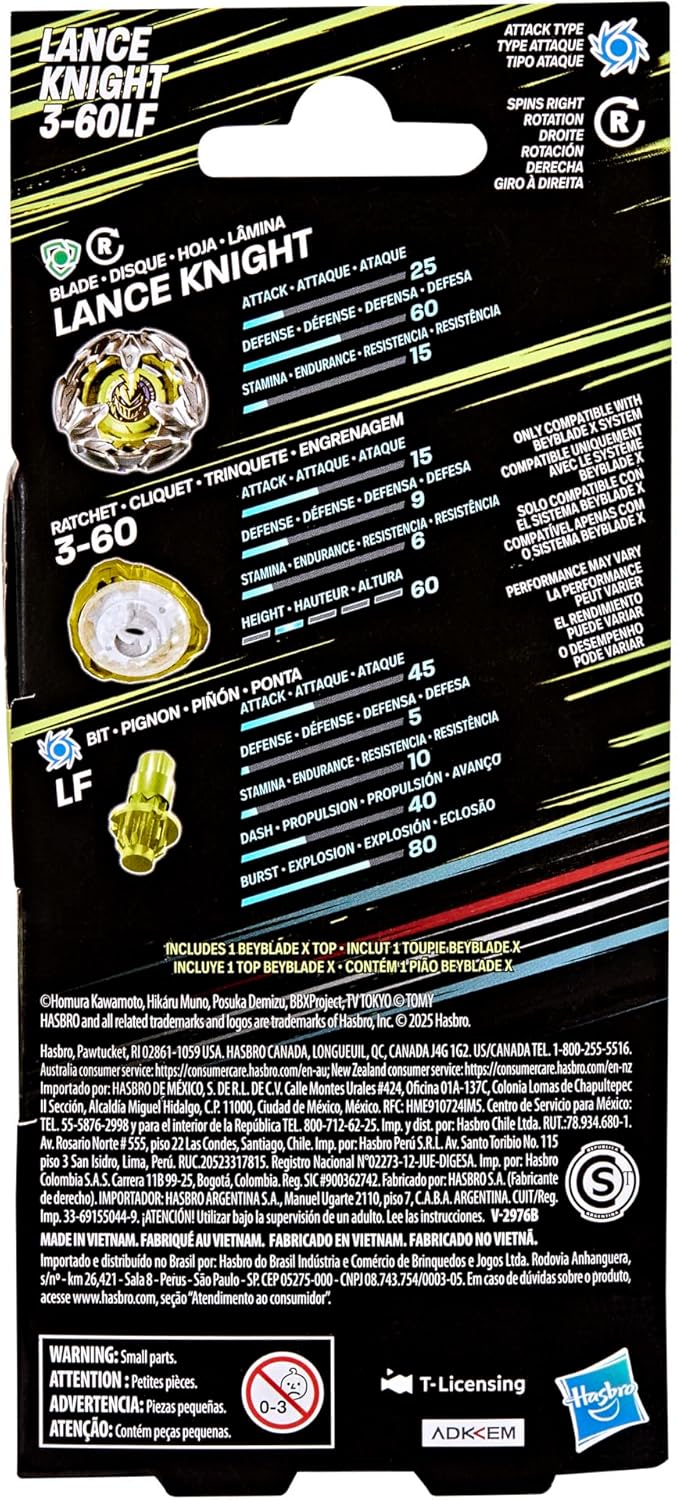Beyblade X: Lance Knight 3-60LF - Image 2