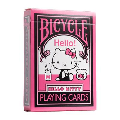 Playing Cards: Bicycle - Hello Kitty 7 Black & Pink