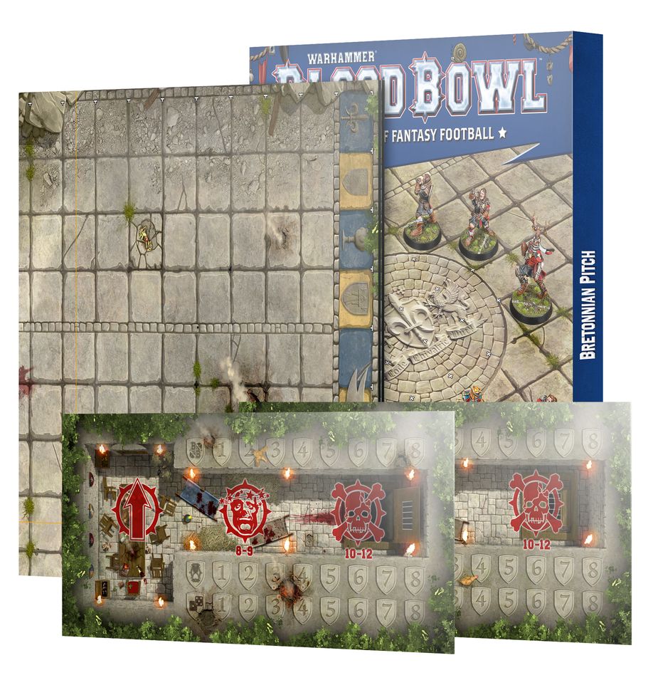 Blood Bowl: Bretonnian Team Pitch & Dugouts - Image 2
