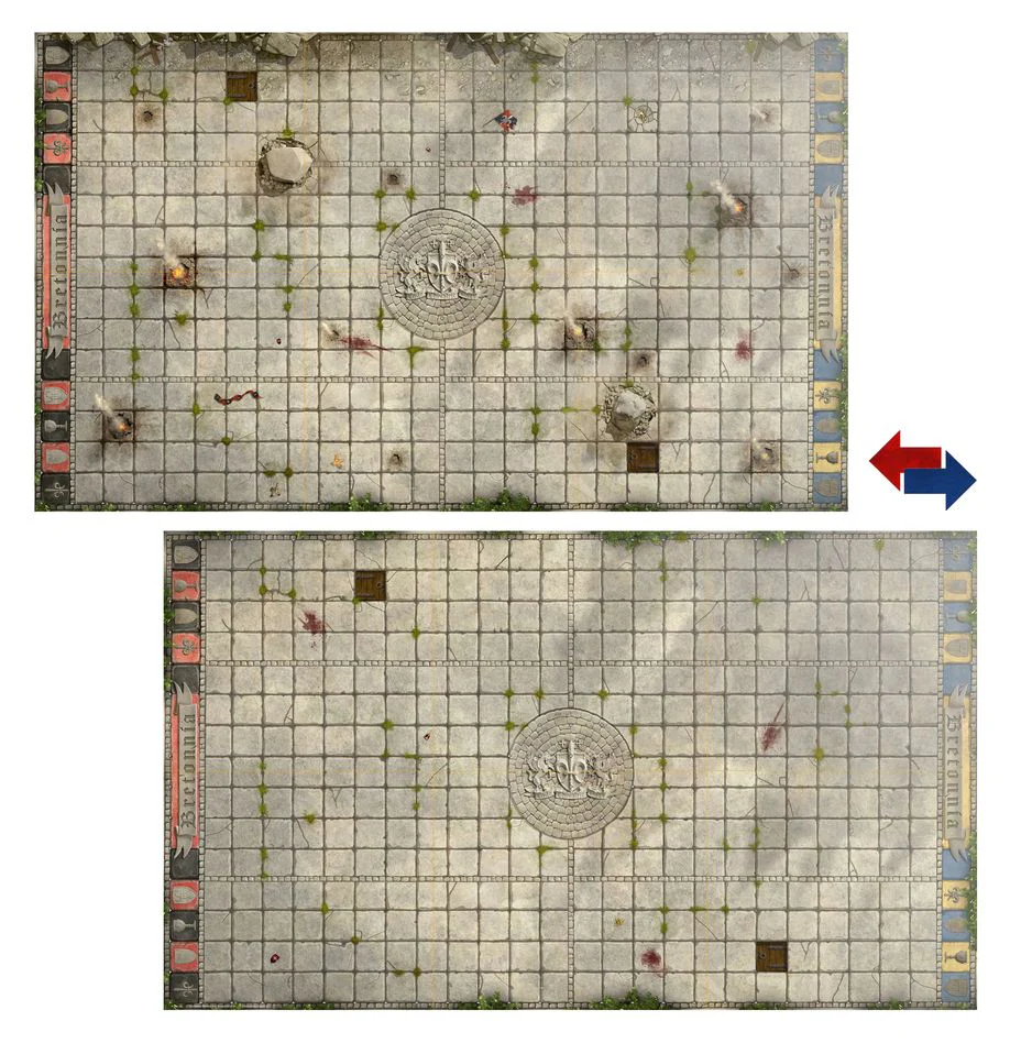 Blood Bowl: Bretonnian Team Pitch & Dugouts - Image 3