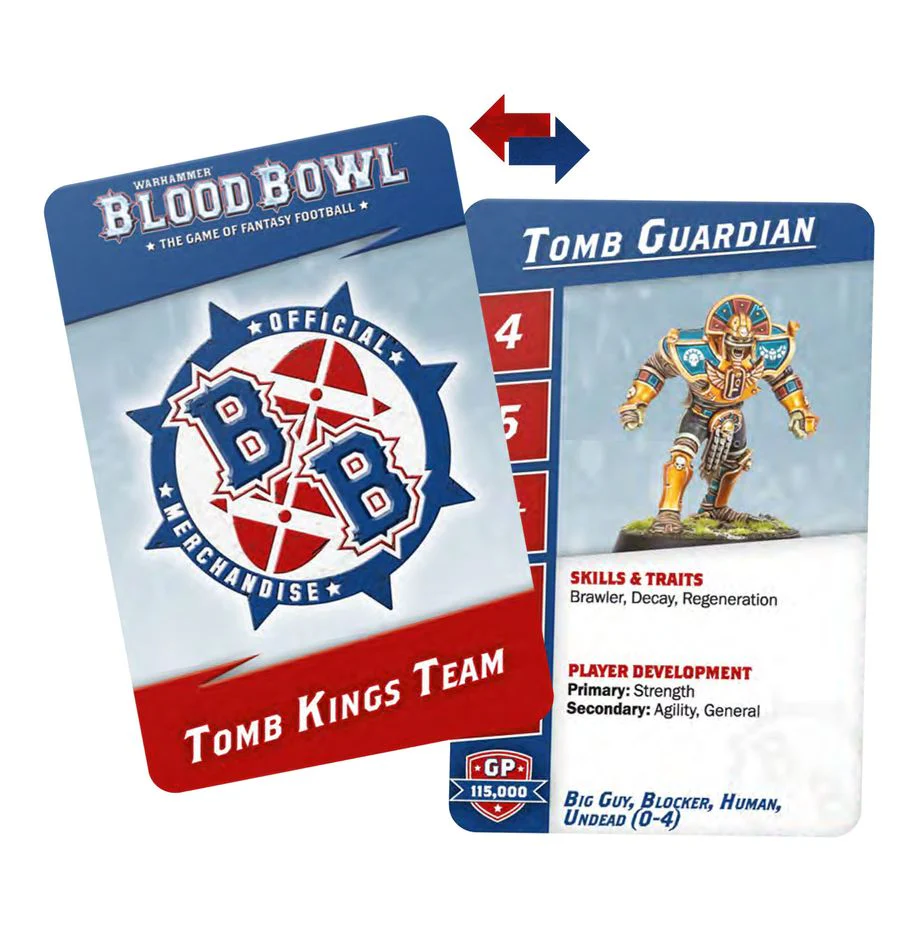 Blood Bowl: Tomb Kings Team Card Pack - Image 2