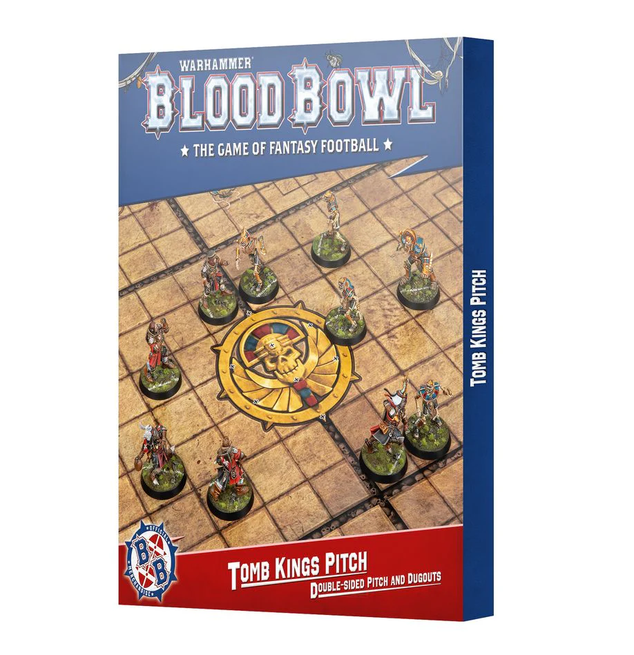Blood Bowl: Tomb Kings - Double-Sided Team Pitch & Dugouts