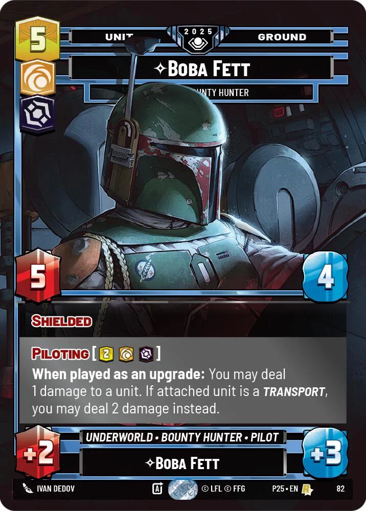 Boba Fett (82) - Feared Bounty Hunter (82) [Organized Play Promos]