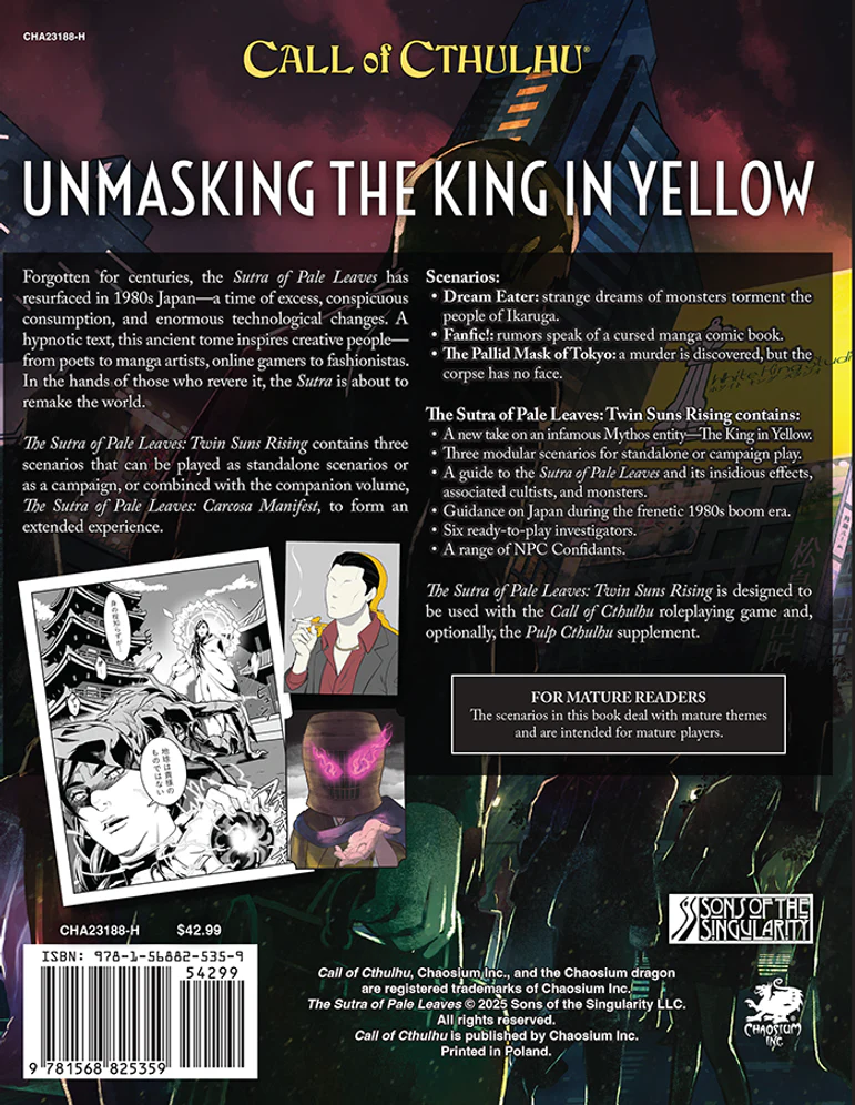 Call of Cthulhu: The Sutra of Pale Leaves - Twin Suns Rising - Image 2