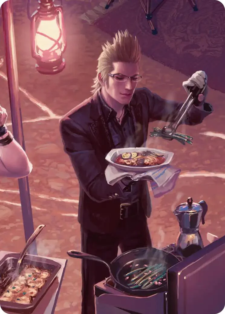 Campsite Cuisine Scene Art Card [FINAL FANTASY Art Series]