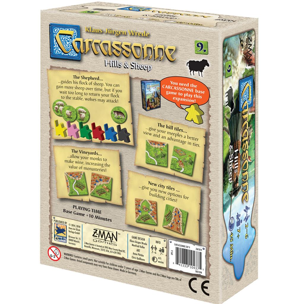 Carcassone: Expansion 9 - Hills and Sheep - Image 2