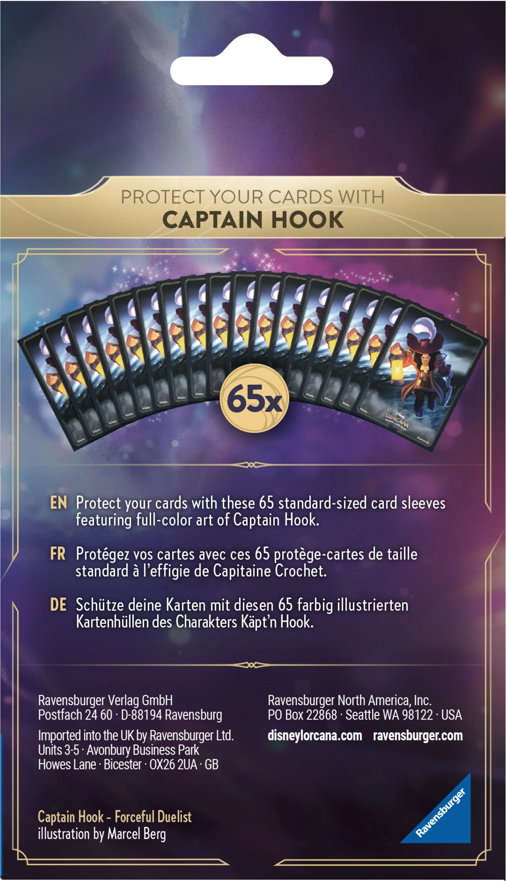 Card Sleeves (Captain Hook / 65-Pack) - Image 2
