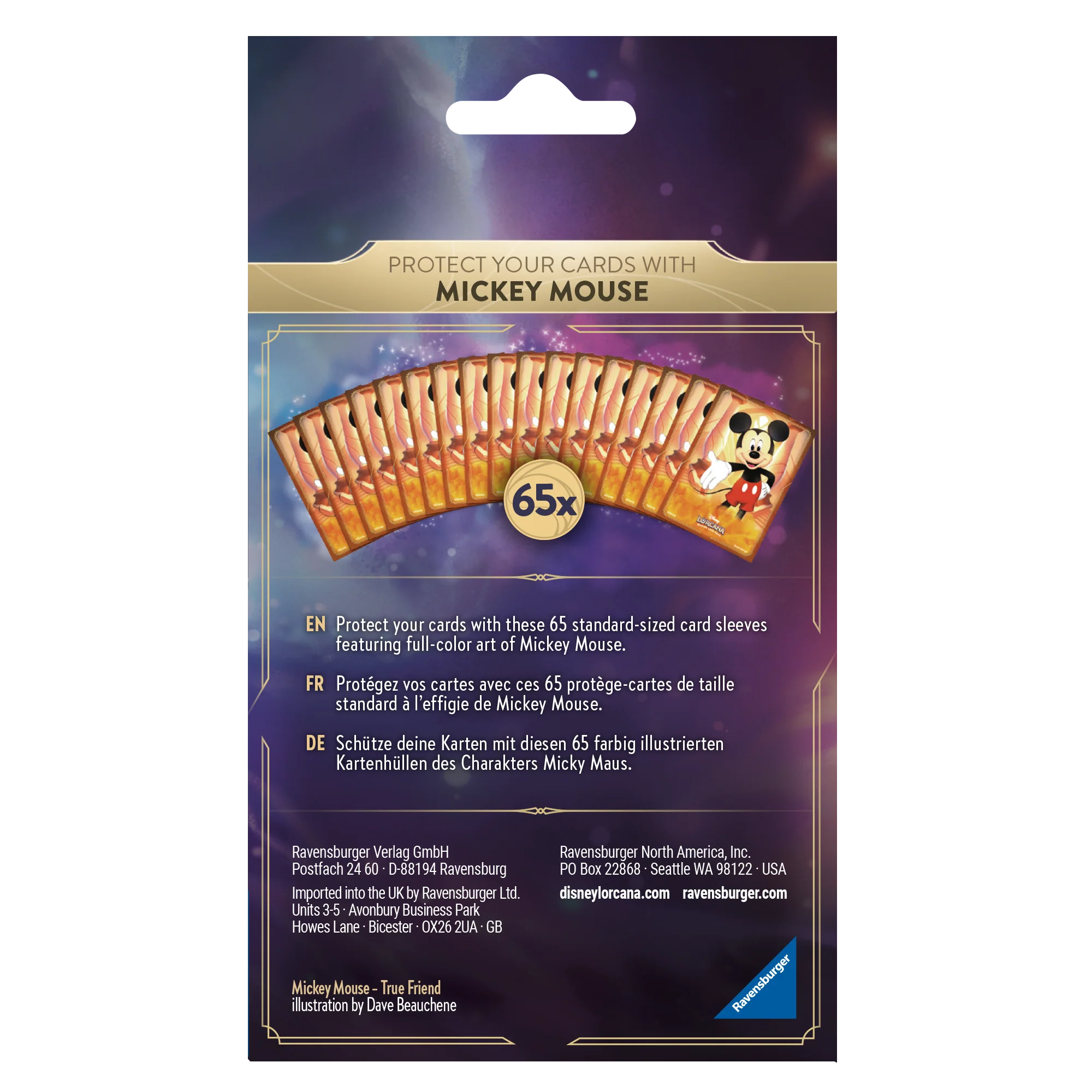 Card Sleeves (Mickey Mouse / 65-Pack) - Image 2