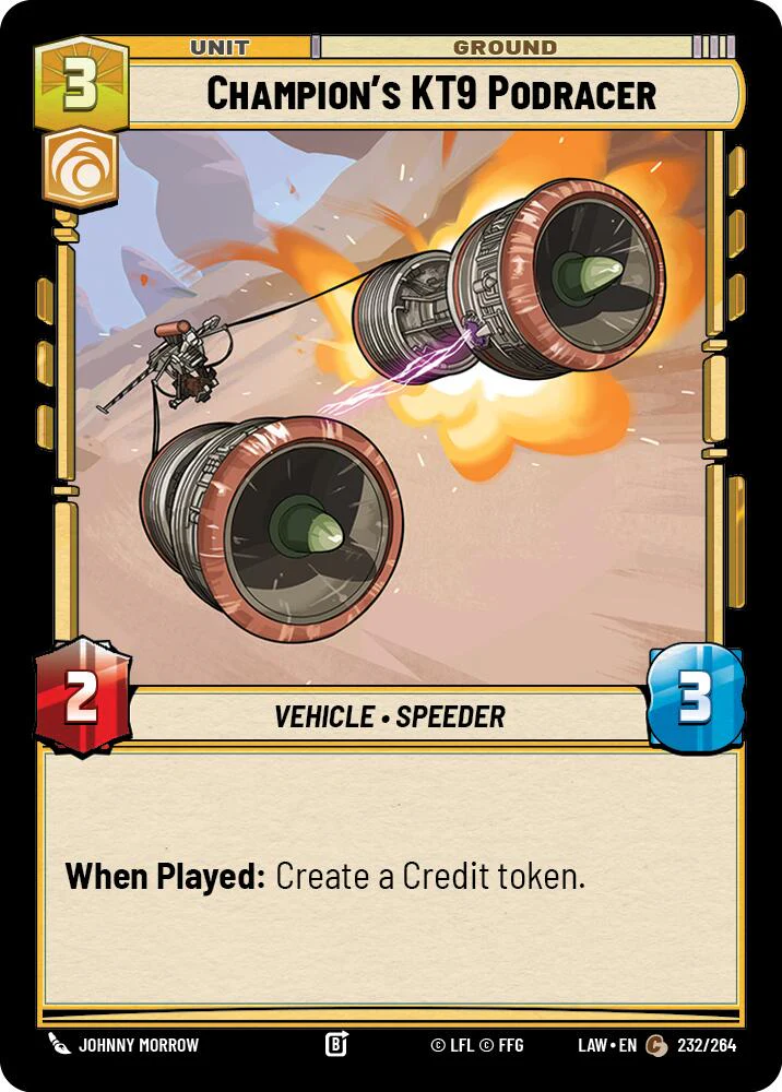 Champion's KT-9 Podracer (232/264) (232/264) [A Lawless Time]