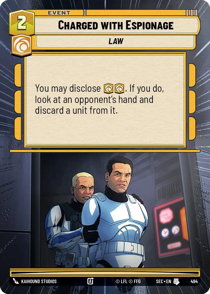 Charged with Espionage (494) (Hyperspace) (494) [Secrets of Power]