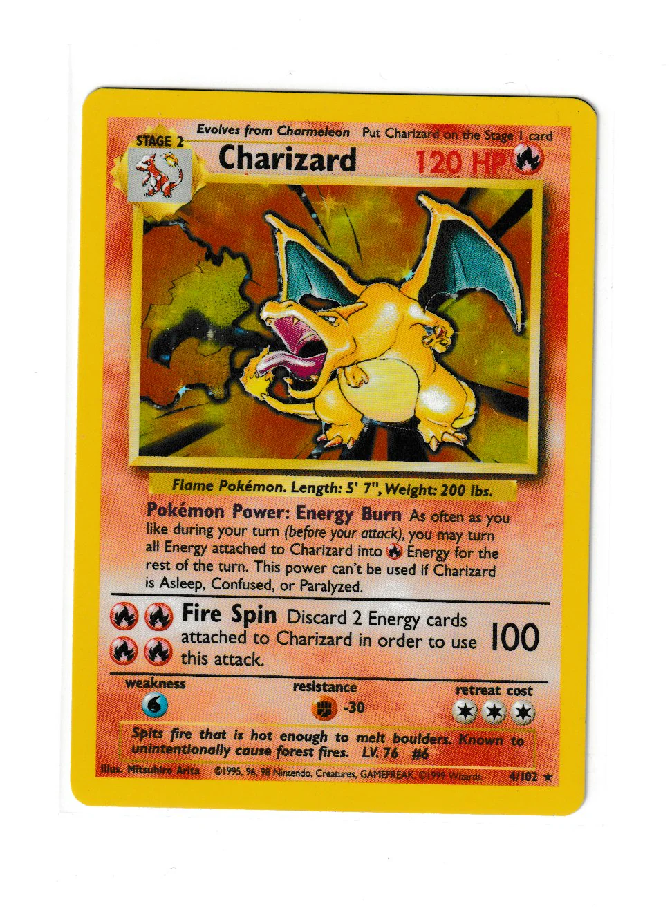 Charizard (4/102) [Base Set Unlimited] (Actual Scans)