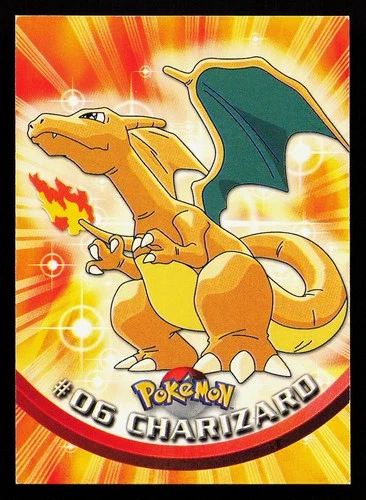 Charizard (6) (Black Logo) [Topps Pokemon]