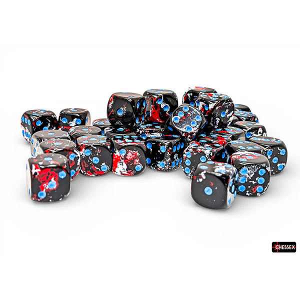 Chessex: Brush Dice - Dark Side 12mm d6 Dice Block (CHX24808) - Image 2