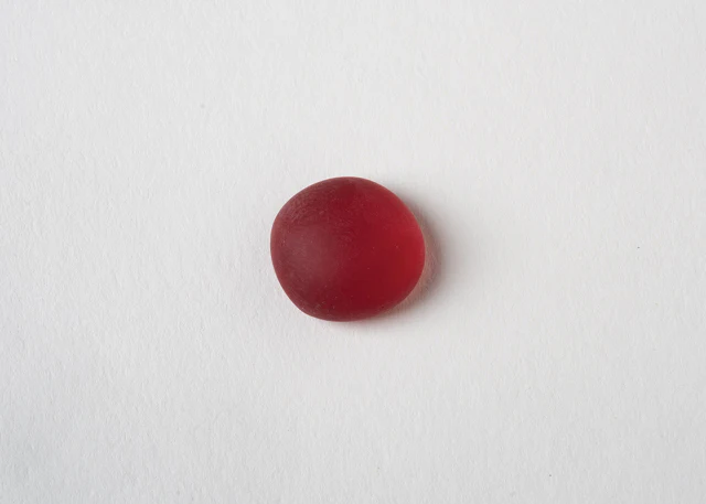 Chessex: Glass Crystal Red Frosted (40) (CHX 01184) - Image 2