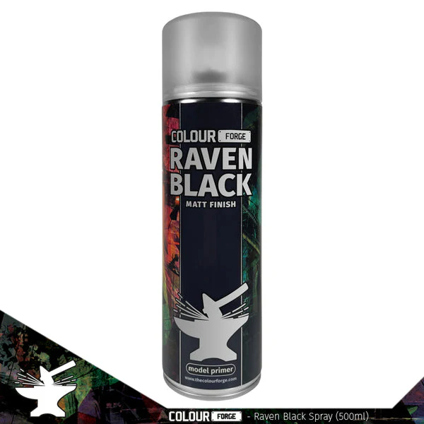 Colour Forge Spray: Raven Black (500 ml)