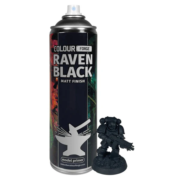 Colour Forge Spray: Raven Black (500 ml) - Image 2