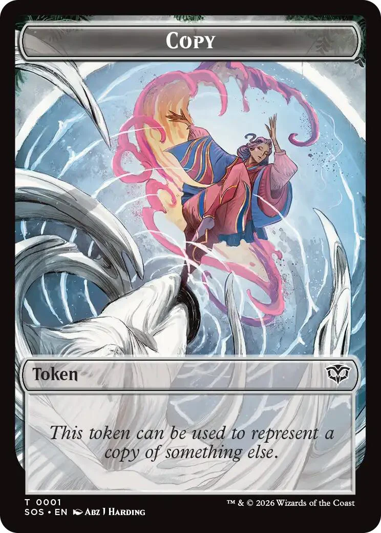 Contract // Copy Double-Sided Token [Secrets of Strixhaven Commander Tokens] - Image 2