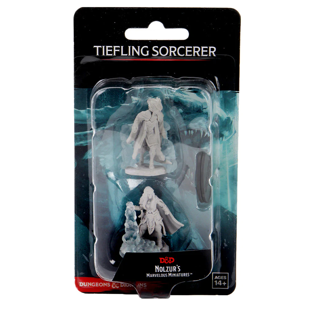 D&D Nolzur's Marvelous Miniatures: Female Tiefling Sorcerer (Wave 12)