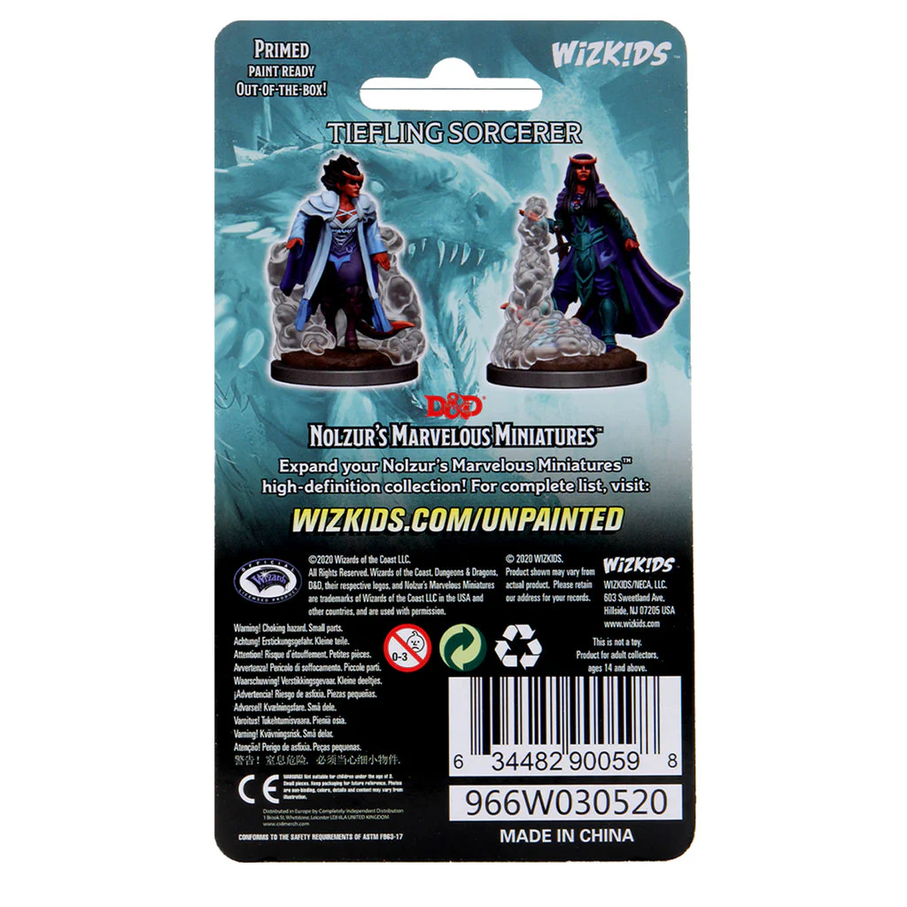 D&D Nolzur's Marvelous Miniatures: Female Tiefling Sorcerer (Wave 12) - Image 2