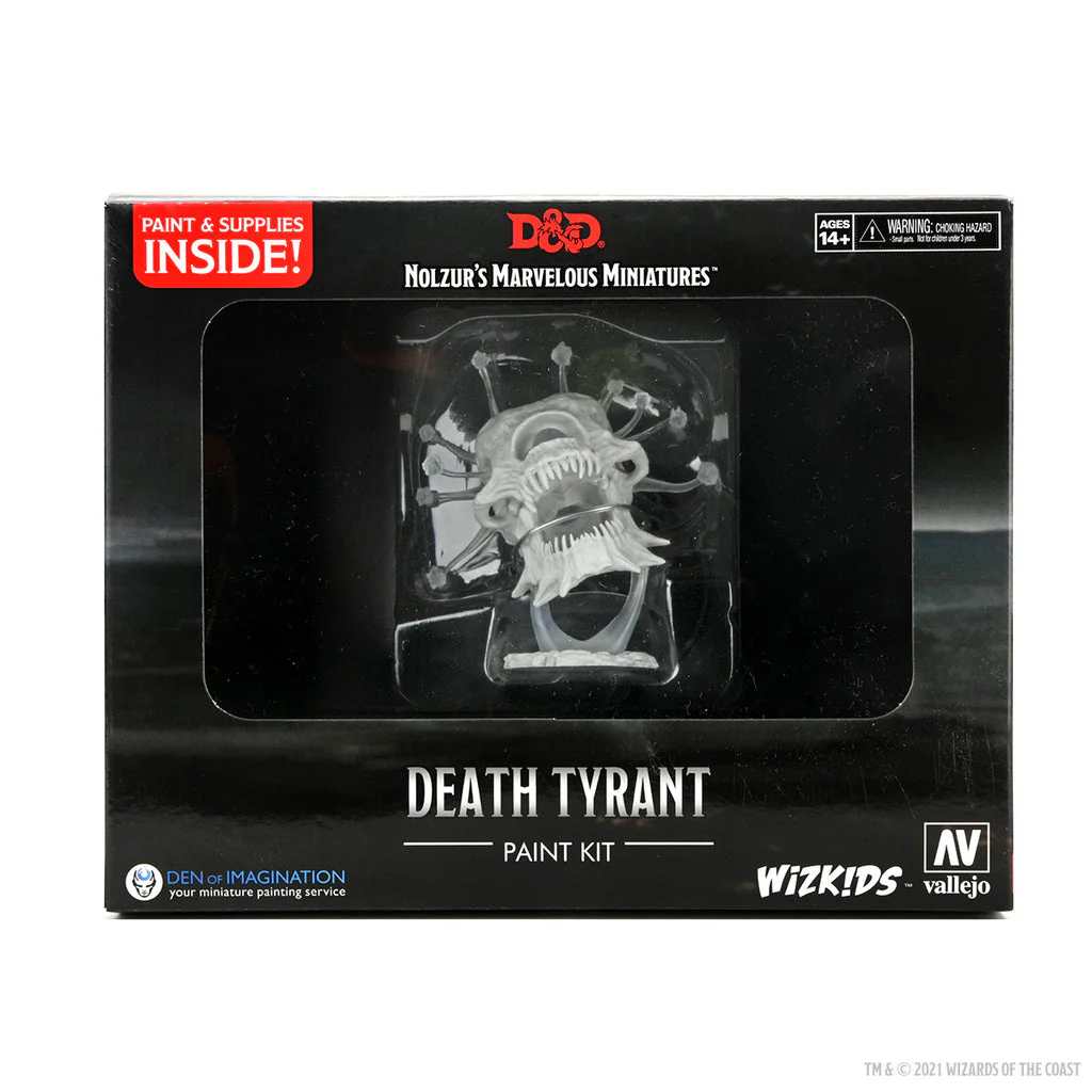 D&D Nolzur's Marvelous Miniatures: Paint Night Kit Death Tyrant