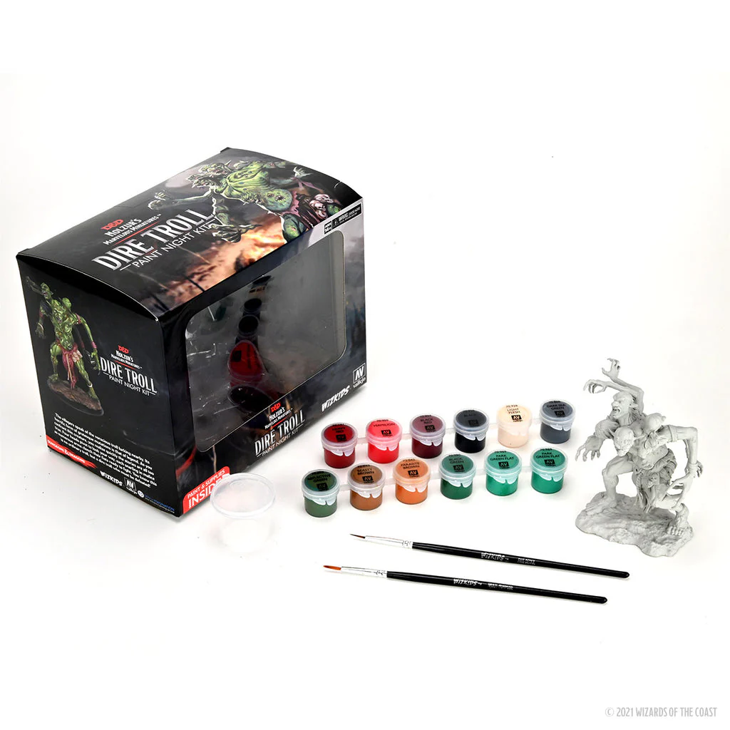 D&D Nolzur's Marvelous Miniatures: Paint Night Kit Dire Troll - Image 2