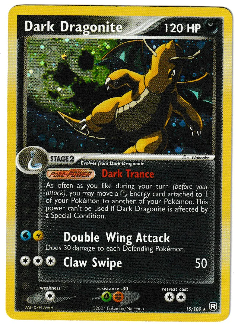 Dark Dragonite (15/109) (Theme Deck Exclusive) [EX: Team Rocket Returns] (Actual Scans)
