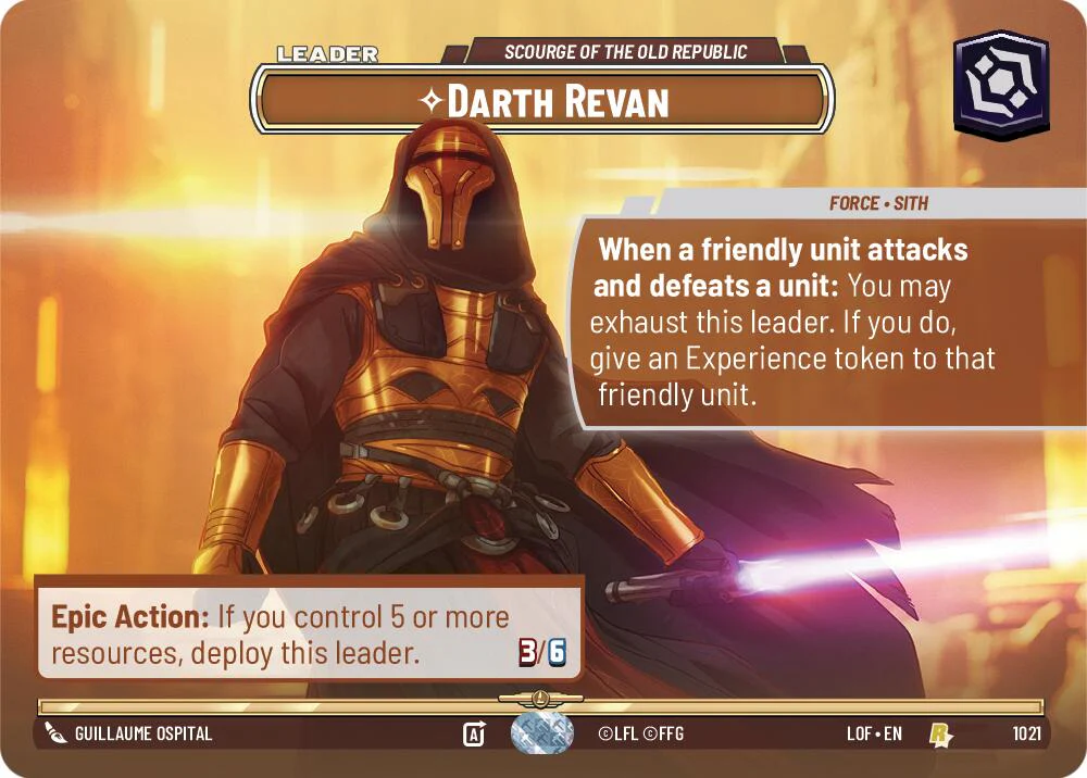Darth Revan - Scourge of the Old Republic (1021) (Showcase) (1021) [Legends of the Force]