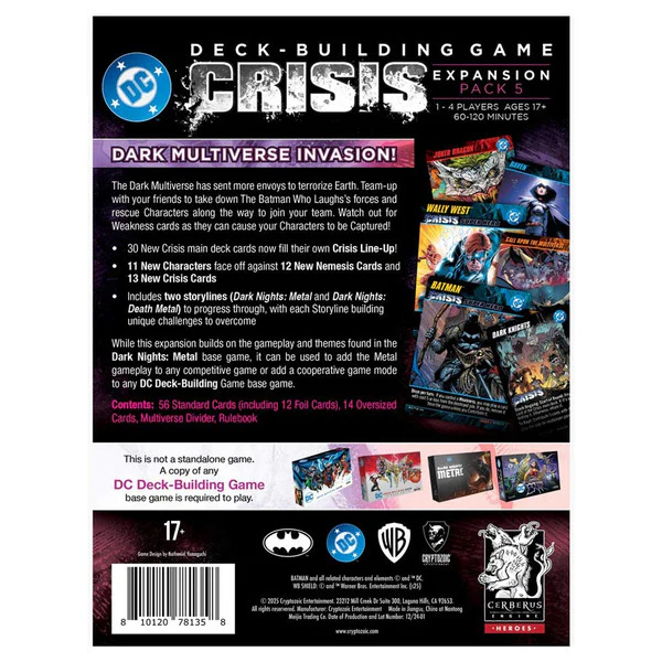 DC Deck-Building Game: Crisis Pack 5 - Death Metal Expansion - Image 2