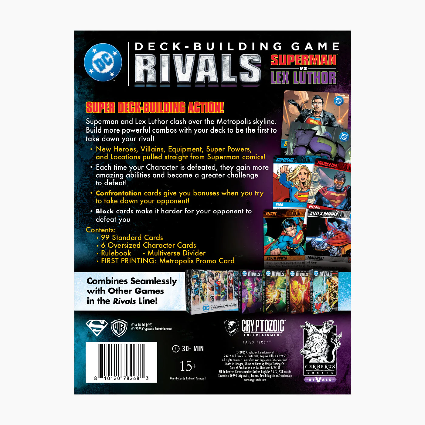 DC Deck-Building Game: Superman vs Lex Luthor - Image 3