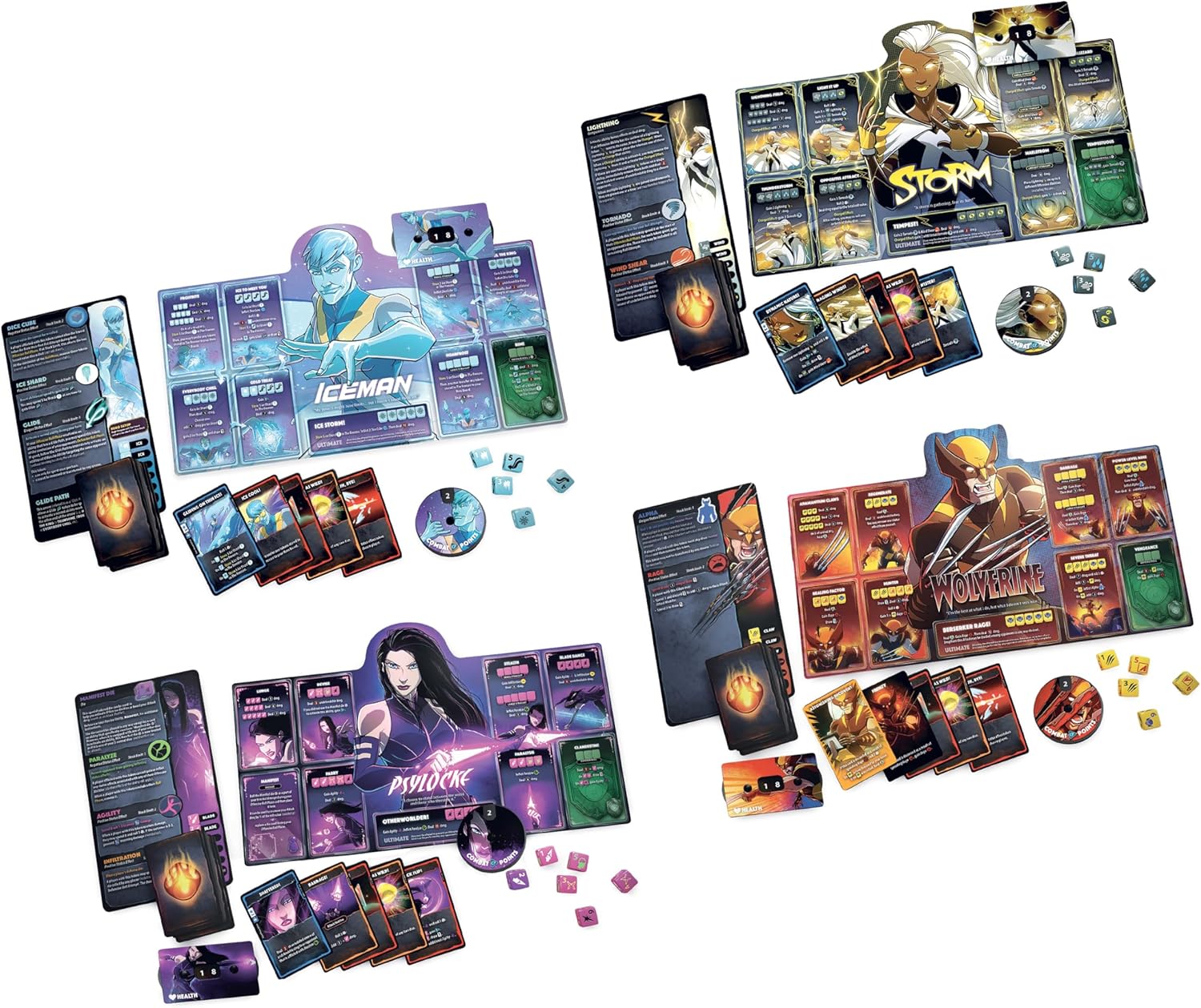 Dice Throne: Marvel X-Men Box 1 (Iceman, Psylocke, Storm, Wolverine) - Image 3
