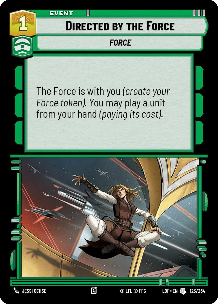 Directed by the Force (123/264) (123/264) [Legends of the Force]