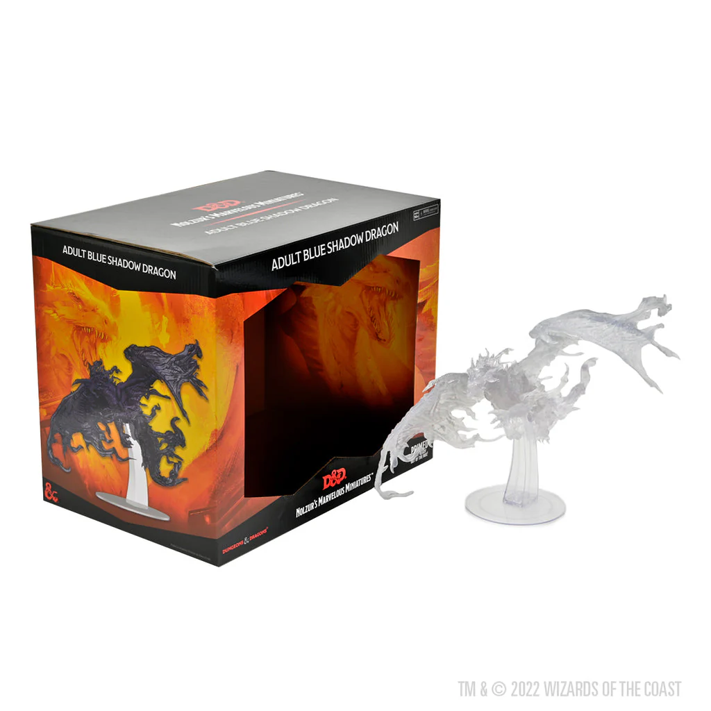 D&D Nolzur's Marvelous Miniatures - Adult Blue Shadow Dragon - Image 2