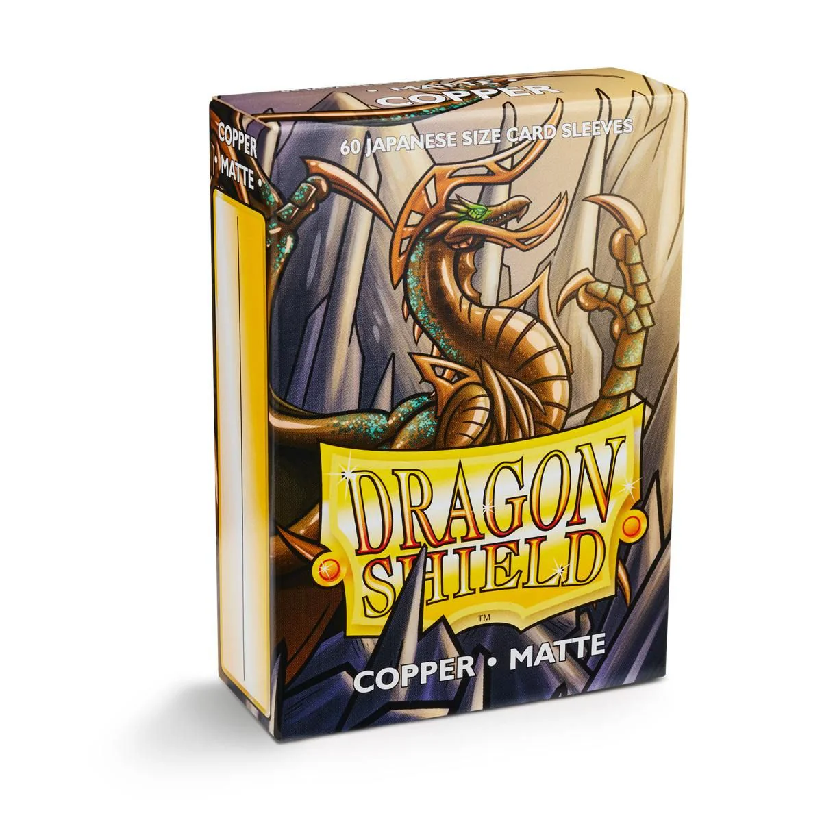 Dragon Shield: Japanese Size 60ct Sleeves - Copper (Matte) - Image 3