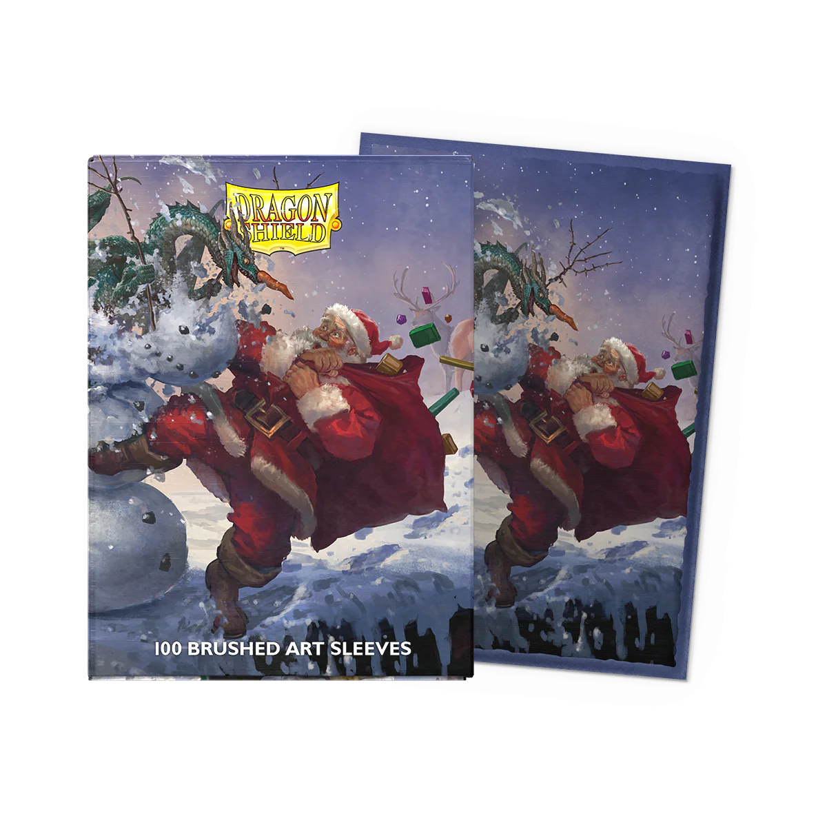 Dragon Shield: Standard 100ct Brushed Art Sleeves - Christmas 2025 - Image 6