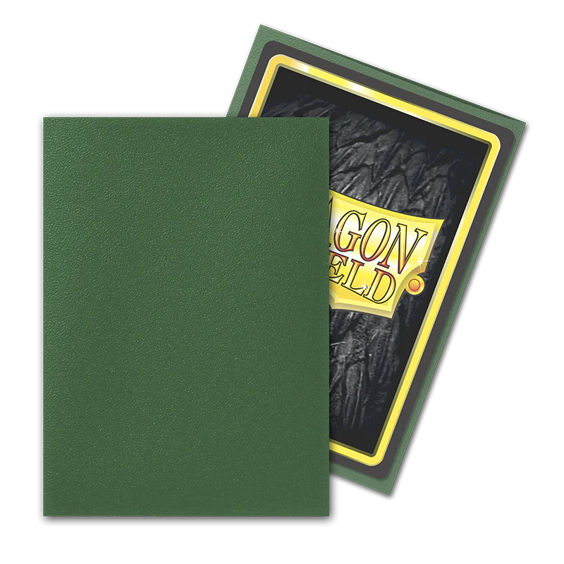 Dragon Shield: Standard 100ct Sleeves - Forest Green (Matte) - Image 3