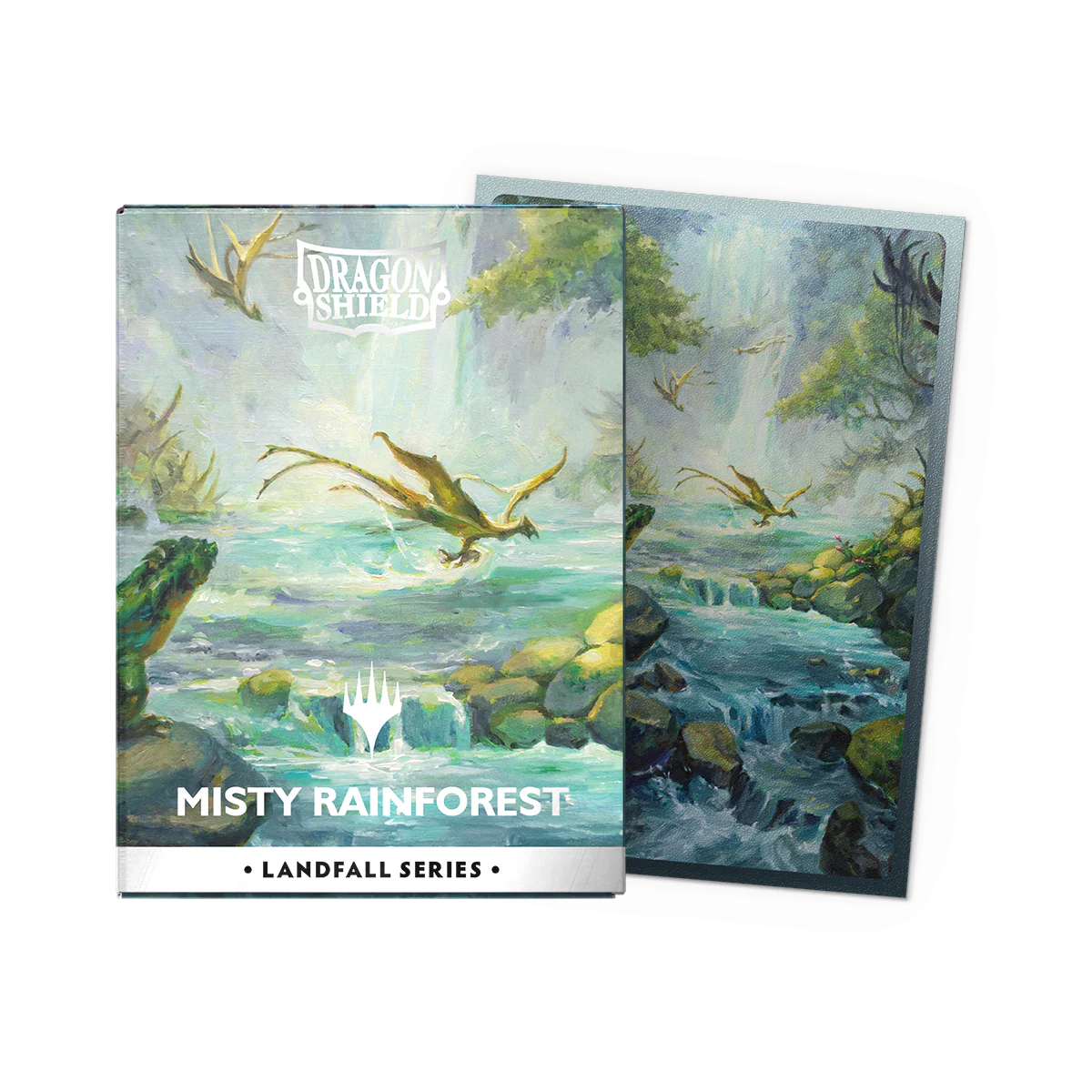 Dragon Shield: Standard 100ct Sleeves - Landfall Series - Misty Rainforest (Dual Matte) - Image 2