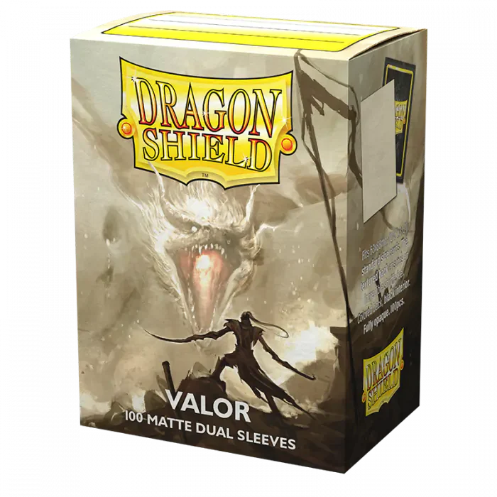 Dragon Shield: Standard 100ct Sleeves - Valor (Dual Matte) - Image 2